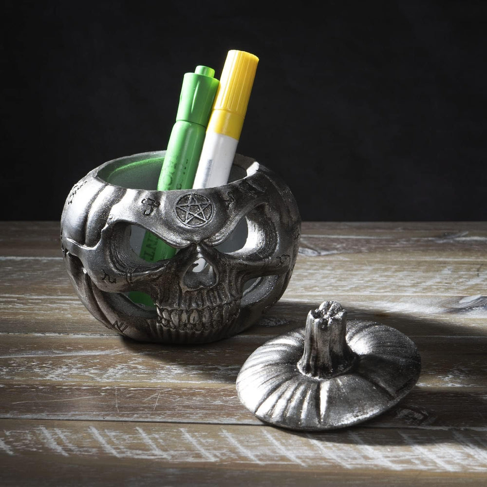 Skull Face Pumpkin Pot (ONLINE ORDER ONLY)