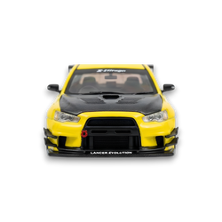 404ERROR Mitsubishi Evolution X Varis Widebody Yellow 1:64