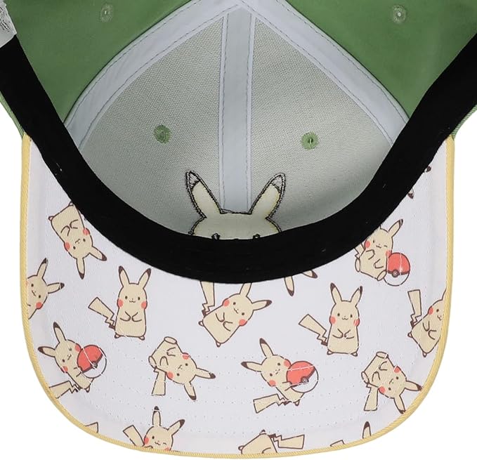 Pikachu Chibi Embroidered Contrast Hat (ONLINE ORDER ONLY)