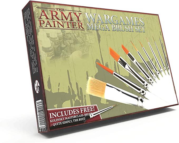 Army Painter Wargames Mega Brush Set (Online Order Only)