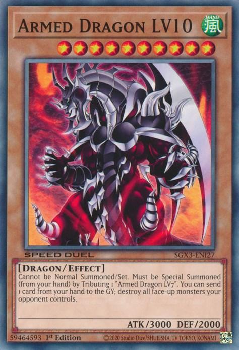 Armed Dragon LV10 [SGX3-ENI27] Common (ONLINE ORDER ONLY)