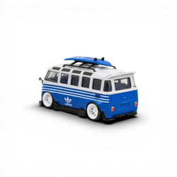 LF Model Volkswagen T1 Kombi with Surfboards Blue/White 1:64