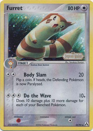 Furret (33/92) (Stamped) [EX: Legend Maker] (Online Only)