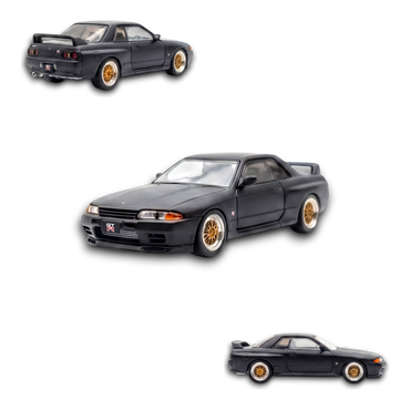 INNO64 Nissan Skyline GT-R R32 Matt Black "THE DIECAST COMPANY" Special Edition 1:64