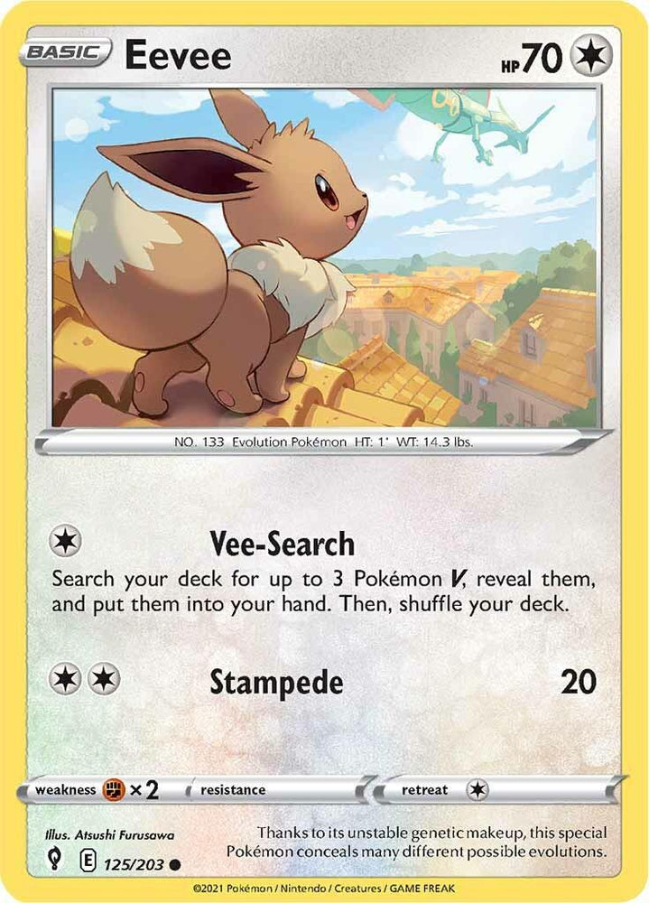 Eevee (125/203) [Sword & Shield: Evolving Skies] (Online Only)