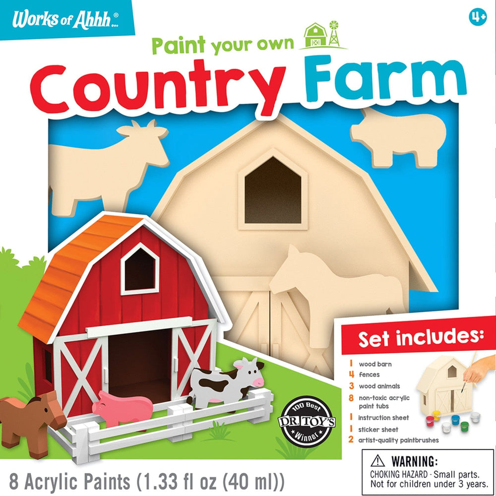 Country Farm Wood Wood Craft & Paint Kit (ONLINE ORDER ONLY)