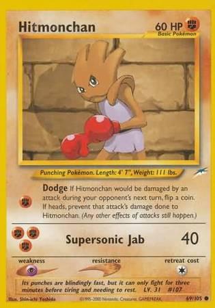 Hitmonchan (69/105) [Neo Destiny Unlimited] (Online Only)
