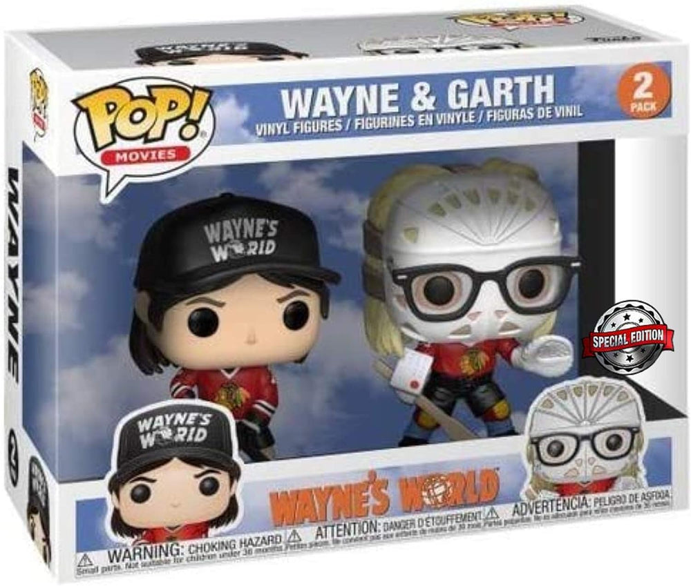 Funko POP! Movies: Wayne’s World - Wayne & Garth Hockey 2-Pack FanEXPO Exclusive (ONLINE ORDER ONLY)