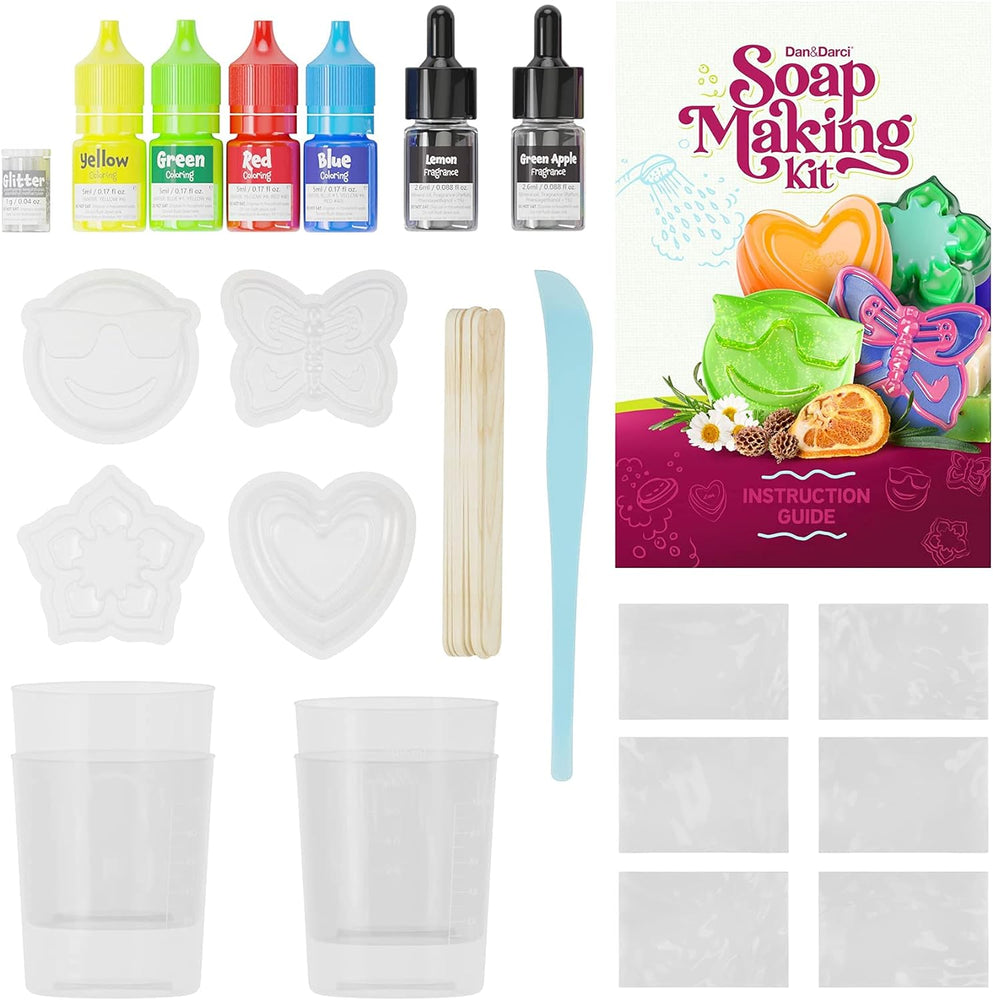 Dan&Darci Soap Making Kit for Kids - Crafts Science Toys - Birthday Gifts for Girls and Boys Age 6-12 Years Old Girl DIY - Best Educational Activity Gift by Surreal Brands (ONLINE ORDER ONLY)