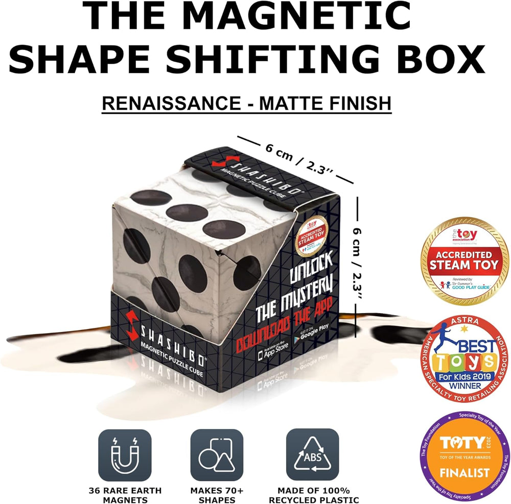 SHASHIBO Magnetic Puzzle Cube: Renaissance (ONLINE ORDER ONLY)