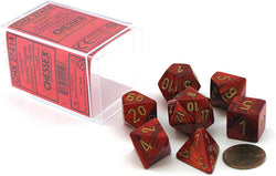 Chessex: Polyhedral Scarab Dice sets (Online Order Only)