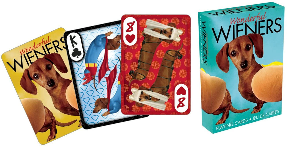 Aquarius Playing Cards: Wonderful Wieners (ONLINE ORDER ONLY)