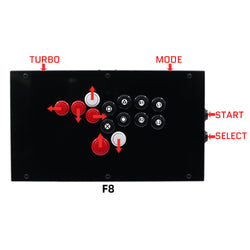 RAC-J803B All Button Leverless Arcade Game Controller for PC/PS/XBOX/SWITCH (Online Only)