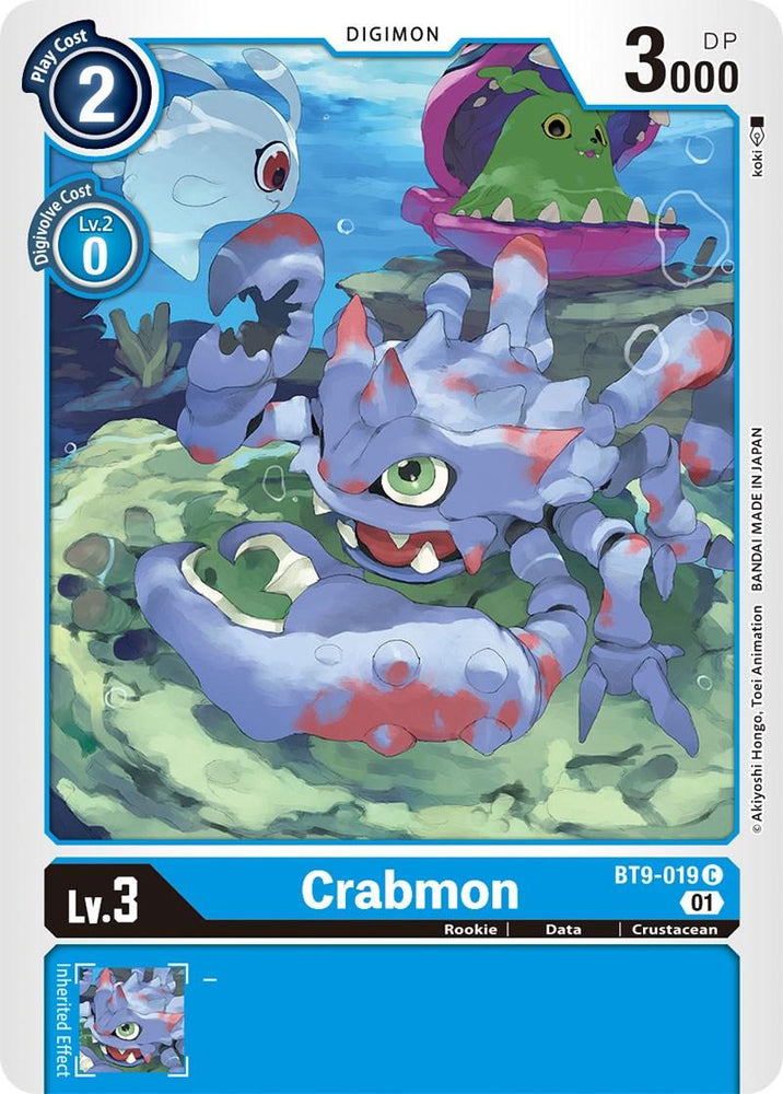 Crabmon [BT9-019] [X Record] (ONLINE ORDER ONLY)