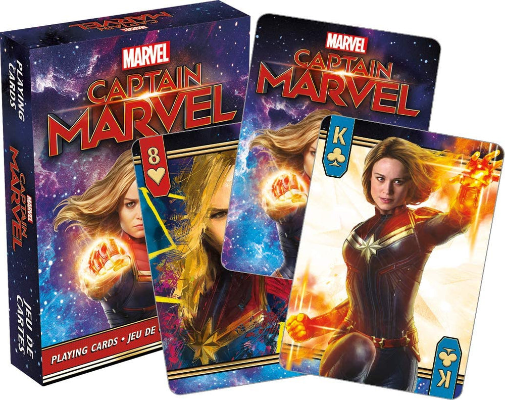 Aquarius Playing Cards: Marvel - Captain Marvel Movie (ONLINE ORDER ONLY)