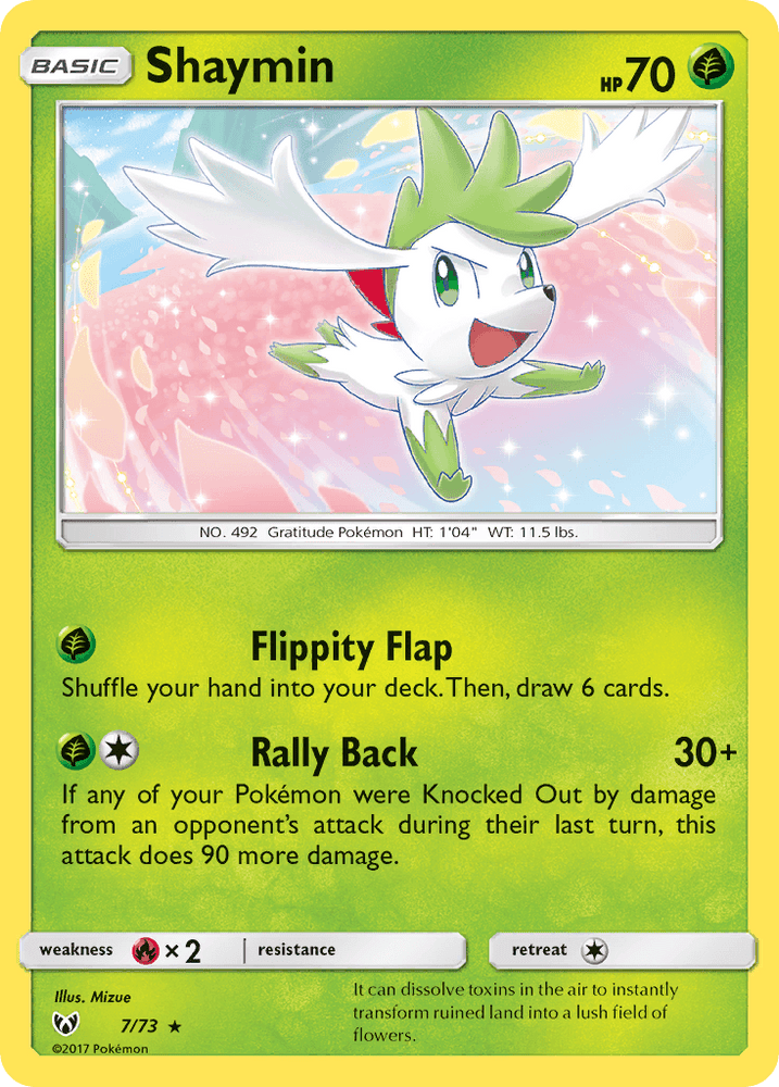 Shaymin (7/73) [Sun & Moon: Shining Legends] (Online Only)