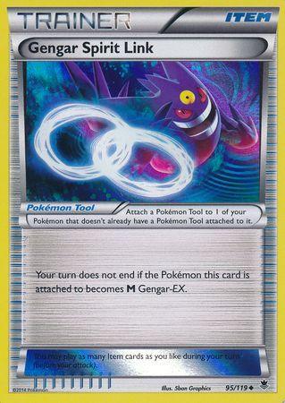 Gengar Spirit Link (95/119) (Alternate Holo Gamestop Exclusive) [XY: Phantom Forces] (Online Only)