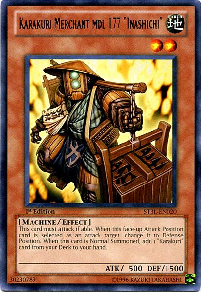 Karakuri Merchant mdl 177 Inashichi [STBL-EN020] Rare (ONLINE ORDER ONLY)