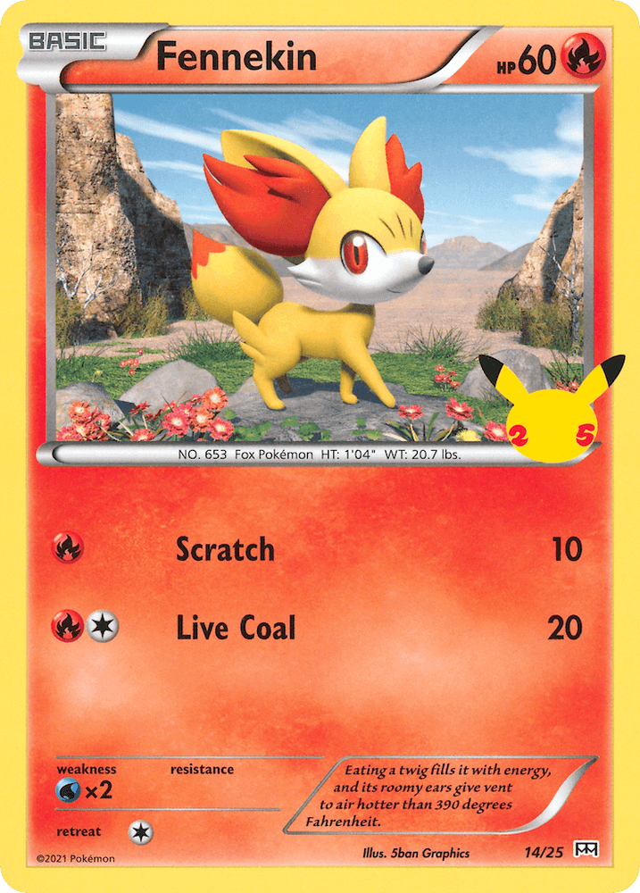 Fennekin (14/25) [McDonald's 25th Anniversary] (Online Only)