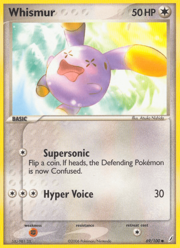 Whismur (69/100) [EX: Crystal Guardians] (Online Only)