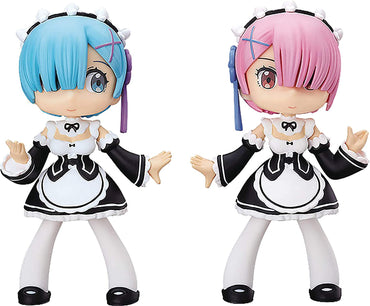 Fine Clover Re:Zero - Starting Life in Another World: Yurumari Rem & Ram Soft Vinyl Figures (ONLINE ORDER ONLY)
