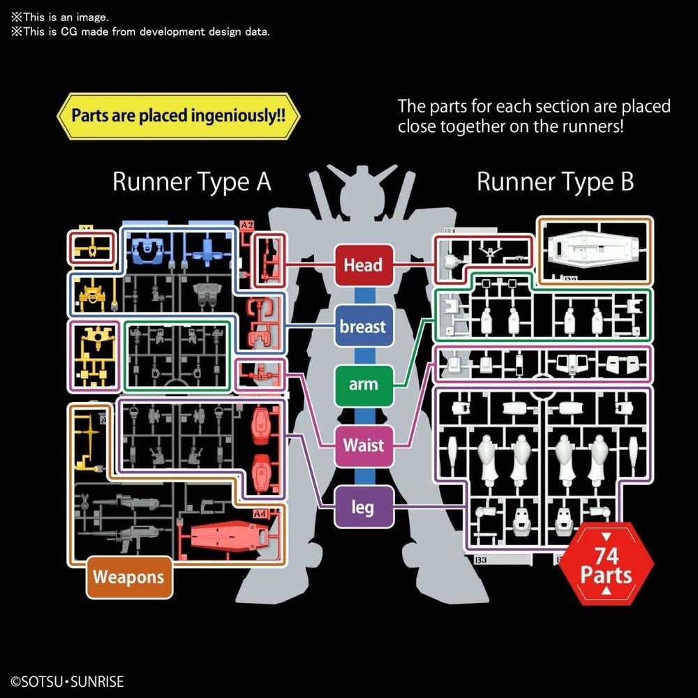 Bandai Spirits: Mobile Suit Gundam - RX-78-2 Gundam Entry Grade Model Kit (ONLINE ORDER ONLY)