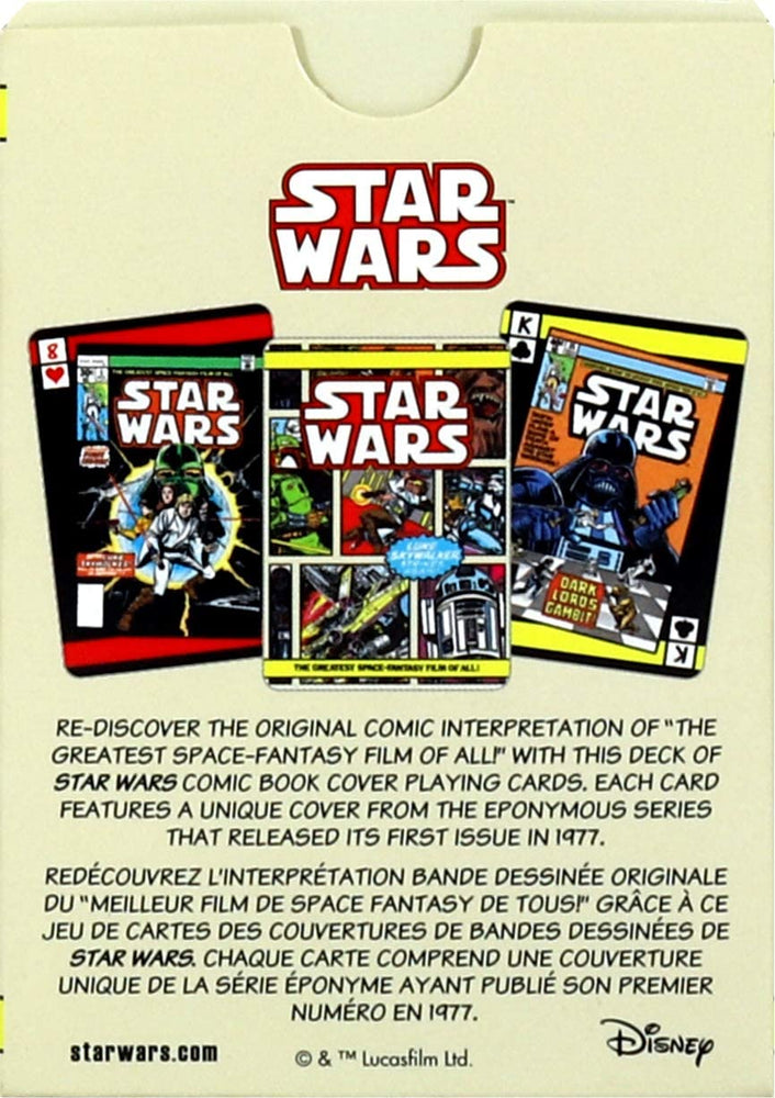 Aquarius Playing Cards: Star Wars - Comic Book Covers (ONLINE ORDER ONLY)