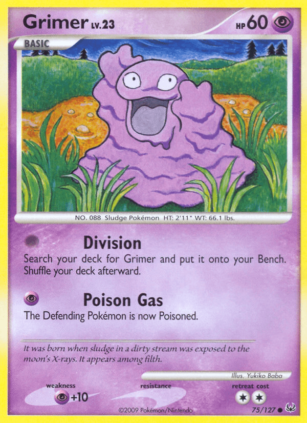 Grimer (75/127) [Platinum: Base Set] (Online Only)