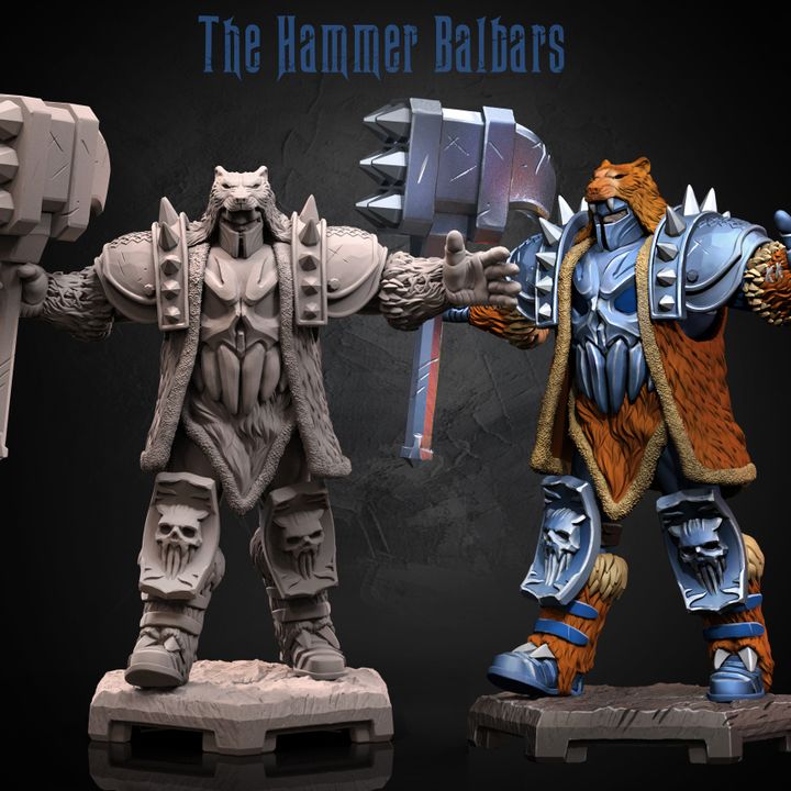 The Hammer Balbars – Armored Warrior Miniature (ONLINE ORDER ONLY)