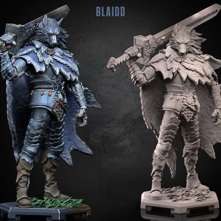 Blaidd Half-Wolf – Elden Ring Inspired Miniature (ONLINE ORDER ONLY)
