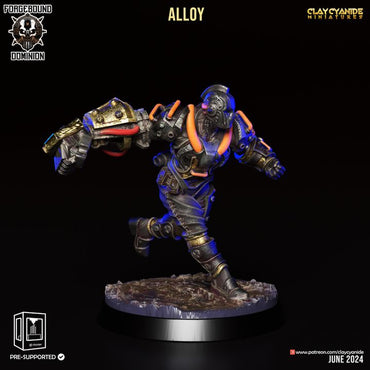 3D Printed Clay Cyanide Forgebound Dominion 28 32 mm D&D (Online Only)