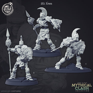 3D Printed Cast n Play Kreon's Skeleton Mythical Clash Collection 28mm 32mm D&D (Online Only)