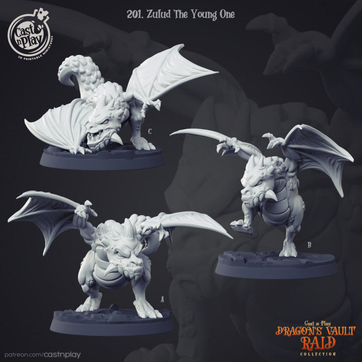 Zulud the Young One – Dragon Whelpling Miniature Set (ONLINE ORDER ONLY)