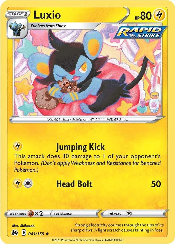 Luxio (041/159) (41) [Sword & Shield: Crown Zenith] (Online Only)