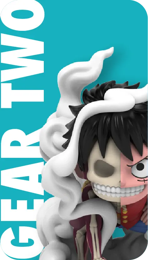 Freeny's Hidden Dissectibles: One Piece (Luffy’s Gears Edition) Blind Box (1 Blind Box) (ONLINE ORDER ONLY)
