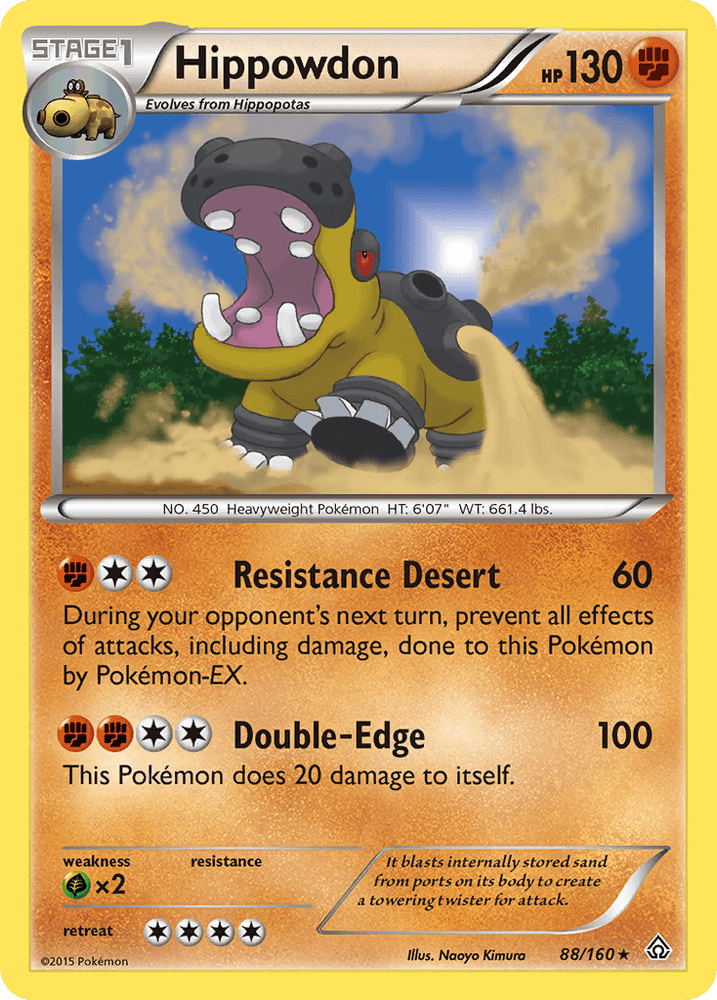 Hippowdon (88/160) [XY: Primal Clash] (Online Only)