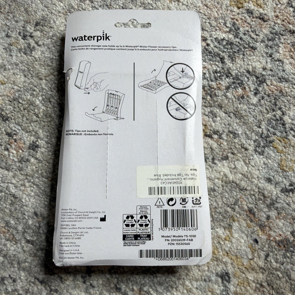 Genuine Waterpik Tip Storage Case (TS-105E) Brand New (ONLINE ORDER ONLY)
