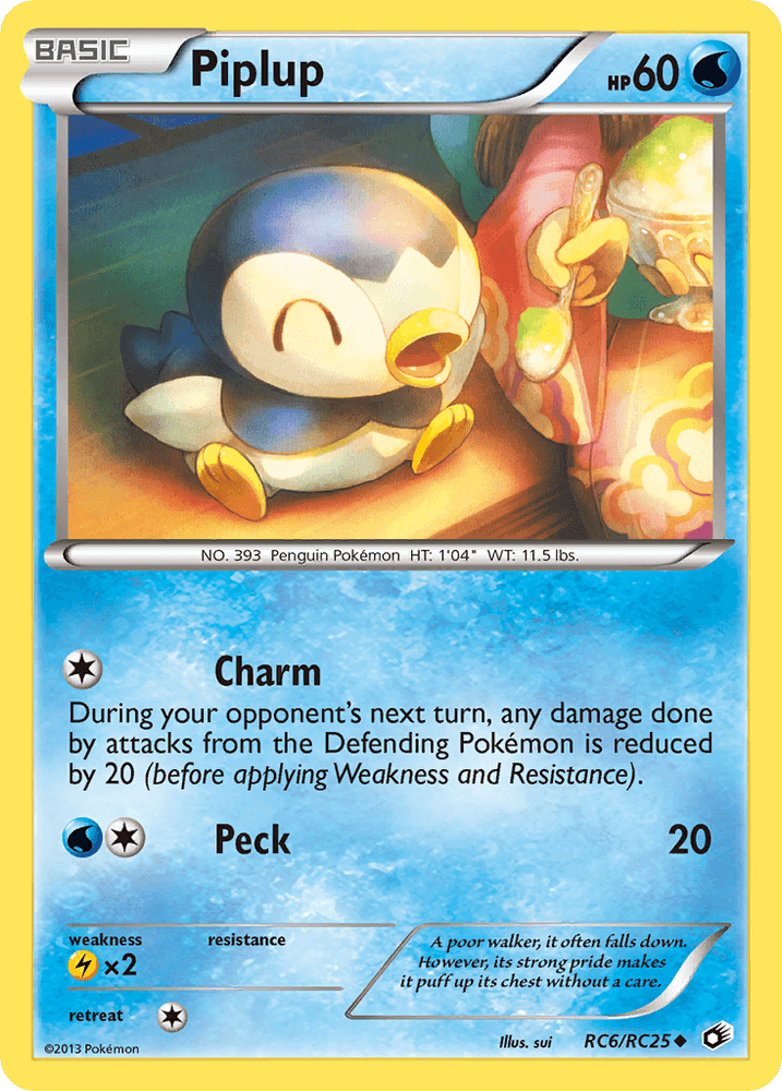 Piplup (RC6/RC25) [Black & White: Legendary Treasures] (Online Only)