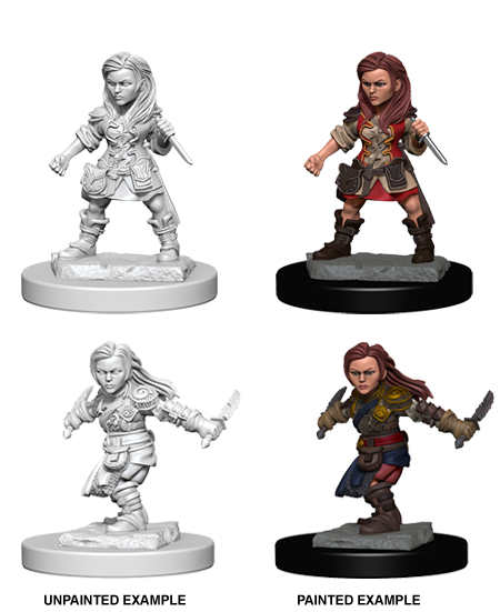 D&D: Nolzur's Marvelous Miniatures - Halfling Female Rogue (ONLINE ORDER ONLY)
