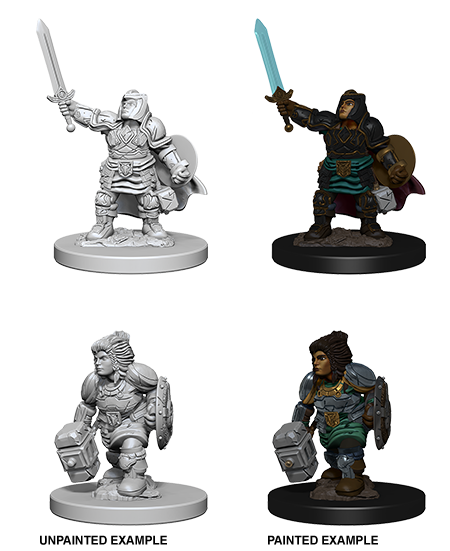 D&D: Nolzur's Marvelous Miniatures - Dwarf Female Paladin (ONLINE ORDER ONLY)