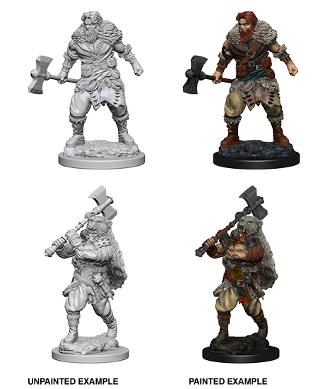 D&D: Nolzur's Marvelous Miniatures - Human Male Barbarian (ONLINE ORDER ONLY)