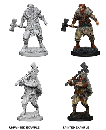 D&D: Nolzur's Marvelous Miniatures - Human Male Barbarian (ONLINE ORDER ONLY)