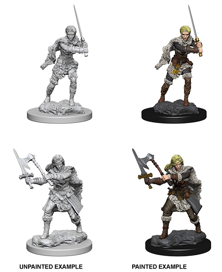 D&D Nolzur's Marvelous Miniatures: Human Barbarian (Online Order Only)