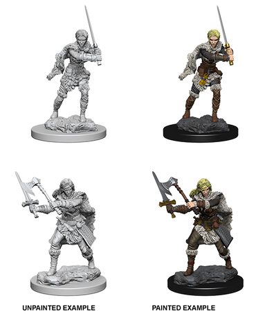 D&D Nolzur's Marvelous Miniatures: Human Barbarian (Online Order Only)