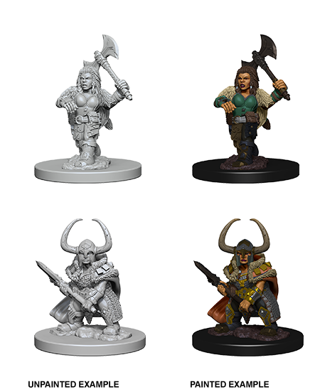 D&D: Nolzur's Marvelous Miniatures - Dwarf Female Barbarian (ONLINE ORDER ONLY)