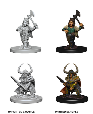 D&D: Nolzur's Marvelous Miniatures - Dwarf Female Barbarian (ONLINE ORDER ONLY)