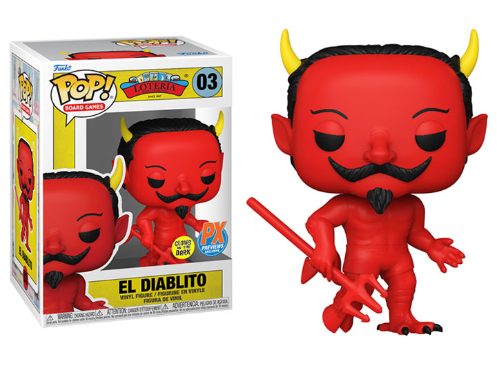 Funko POP! Loteria - El Diablito (Glow-in-the-Dark) Vinyl Figure #3 Preview Exclusives (PX) (ONLINE ORDER ONLY)