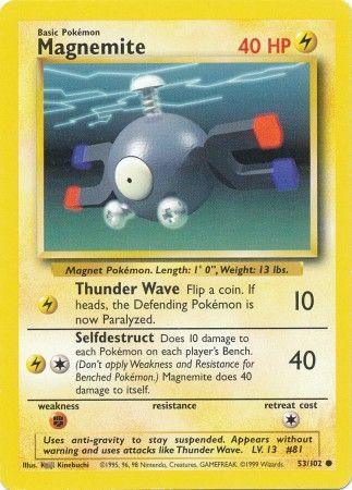 Magnemite (53/102) [Base Set Unlimited] (Online Only)