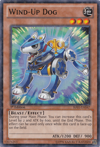 Wind-Up Dog [BP01-EN167] Starfoil Rare (ONLINE ORDER ONLY)