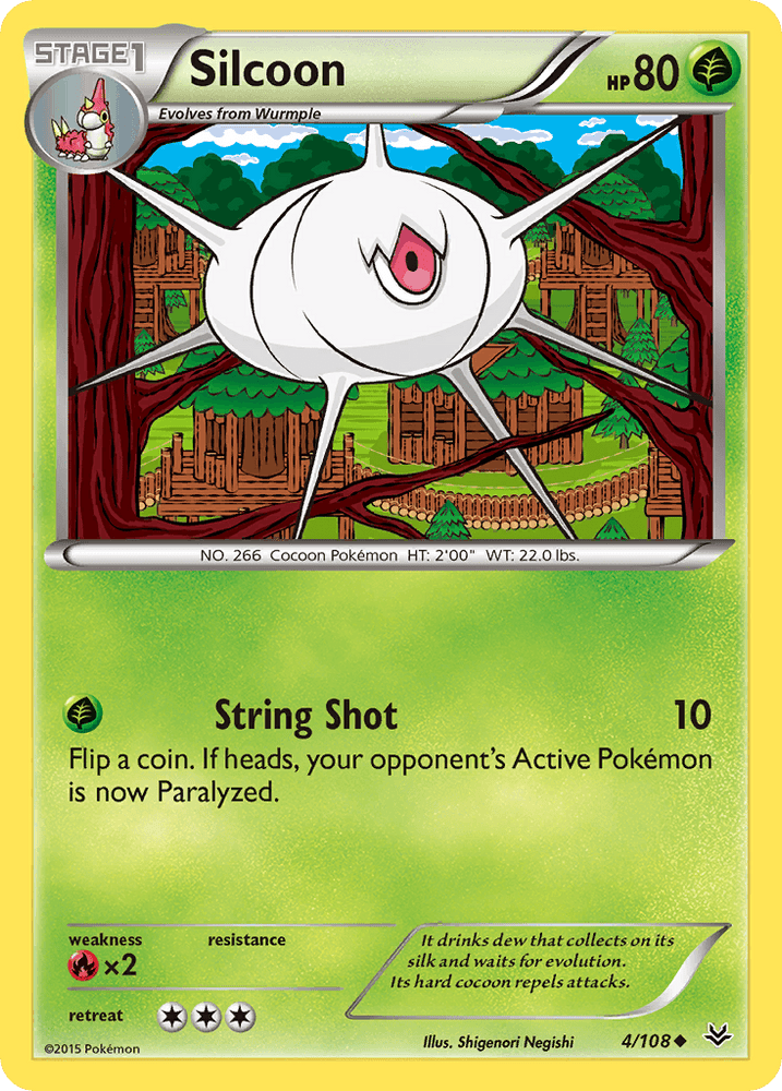 Silcoon (4/108) [XY: Roaring Skies] (Online Only)